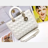 Inspired Duplicate dior lady lambskin 32CM HANDBAG