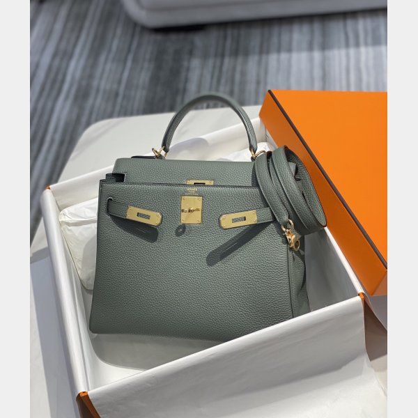 Buy Designer Replica Hermes Kelly 25/28CM Togo Bags Online