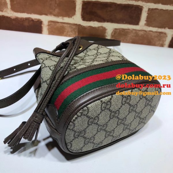 AAA+ Gucci Replica GG Supreme Ophidia Mini Bucket 550620 Bag