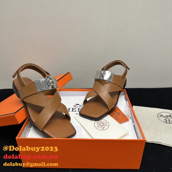 Best Luxury Hermes Ines Sandal
