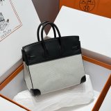 Best Hermes Birkin handmade Stiching Handbags Swift Leather 25CM