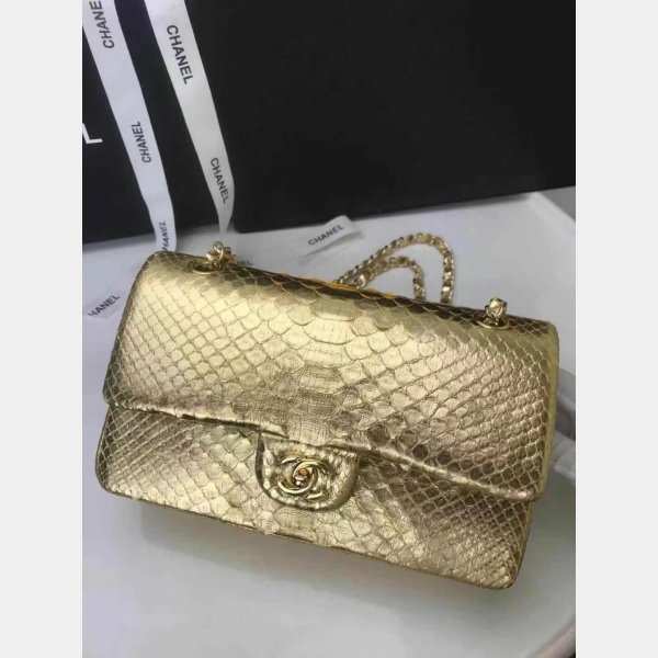 AAA+ Perfect CC flap handbag snake skin 25.5cm