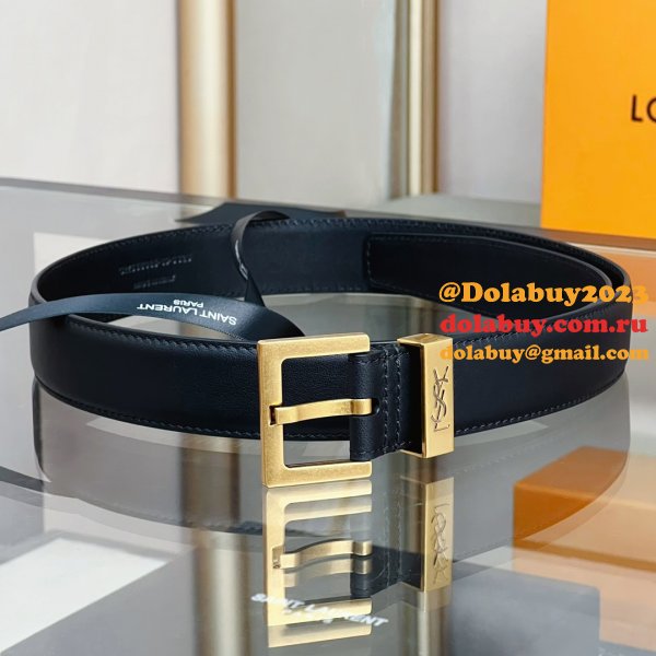 High Quality SAINT LAURENT REPLICAS BELT 20/30MM ONLINE