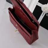 Top Quality CC 25cm Flap Handbags Lambskin
