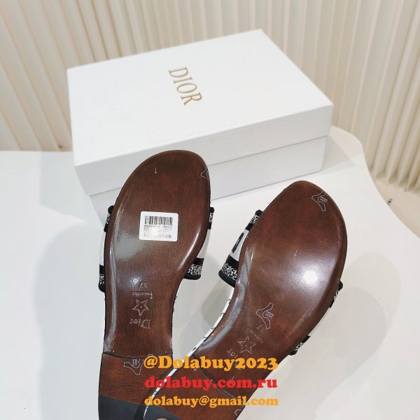 7 Star dior Dway Slide DUPLICATE slipper