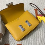 Hermes Constance Bag 18cm Epsom Leather Yellow