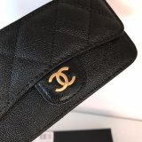 Replica CC Wallets and cardholders Designer AP0374 Black