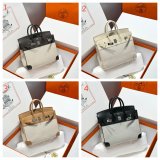 Best Hermes Birkin handmade Stiching Handbags Swift Leather 25CM