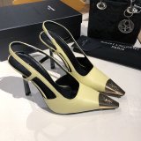 Luxury Saint Laurent Slingback Pumps In Patent Leather