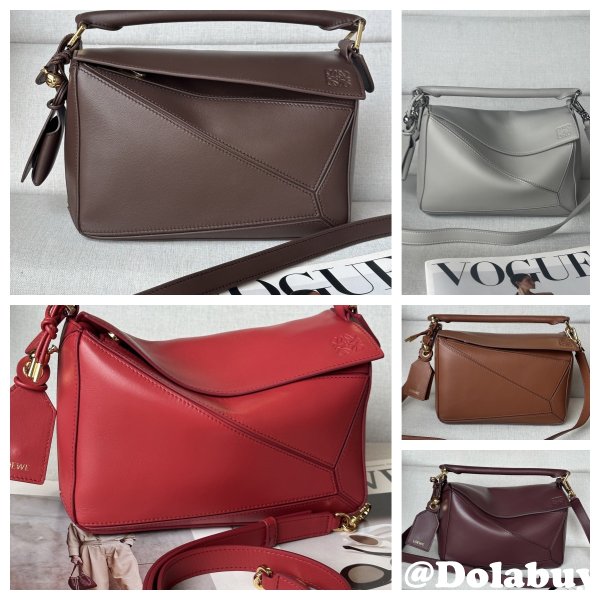 Best Loewe Puzzle Small Nappa Lambskin Handbag 24CM