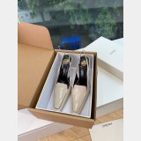 VOLTAIRE slingback pumps in glazed leather