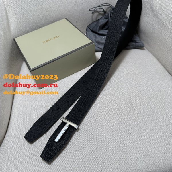 Tom Ford Reversible T Buckle Belt