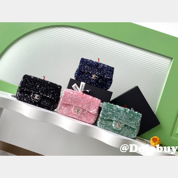 Fringed Sequins Copy AS4561 Spring-Summer 2025 Flap Bag