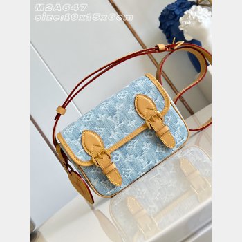 Louis Vuitton Satchel Wearable Wallet M2A647 Denim Monogram Canvas Bags