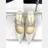 Jimmy Choo Bing Mules with Crystal Strap