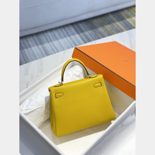 Buy Designer Replica Hermes Kelly 25/28CM Togo Bags Online