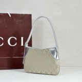 Luxury Gucci 820696 GG Emblem Small Shoulder Bag