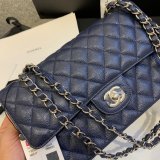 New CC 2021 Replica Quilted Caviar Leather Caviar CF1112 25CM Bags