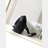 Medium Flex messenger in canvas and suede