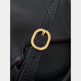 Top Quality AS6482 Black Maxi Flap Bag