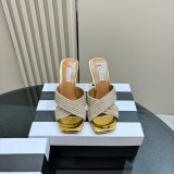 Wholesale AQUAZZURA 1:1 Mirror Rhinestone High-heeled Sandals