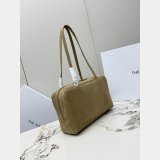 the Row Astra Bowling Suede Bag