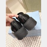 Prada Brushed leather Monolith loafers