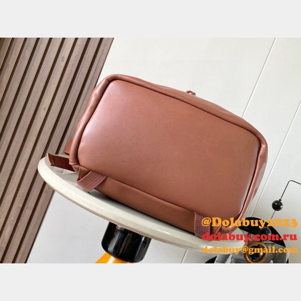 Flamenco Backpack in Shiny Supple Calfskin