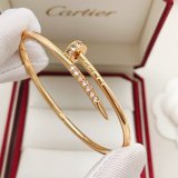 Juste un Clou bracelet  small model reverse-set diamonds