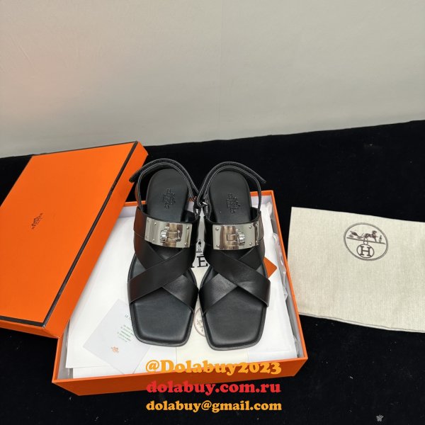 Best Luxury Hermes Ines Sandal