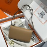 Top Quality Hermes handmade Stiching Constance Elan Bag 24cm
