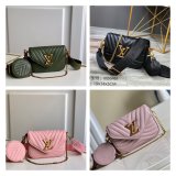 Louis Vuitton Replica M56461/M57864 New Wave Multi Pochette Leather Crossbody