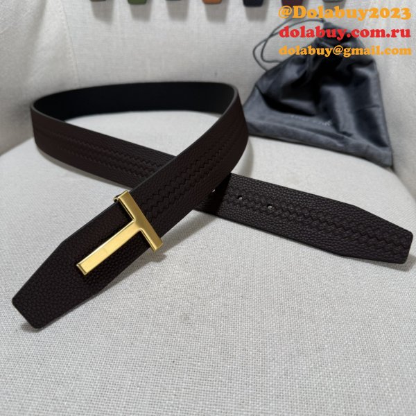 Tom Ford Reversible T Buckle Belt