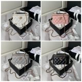 Best AP3956 Vanity Shoulder 1:1 Mirror Luxury Fake Bags