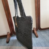 CHLOE Summer Banana tote bag in raffia