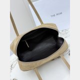 the Row Astra Bowling Suede Bag