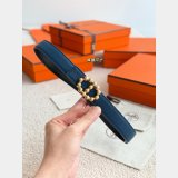 Maillon Torsade Belt Buckle & Reversible Leather Strap 24mm