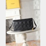 Top Fendi Wallet On Chain Baguette leather bag