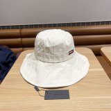 Prada Leather Adjustment band hat nail