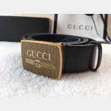 Knockoff Gucci Leather Belt 38mm Black Replica