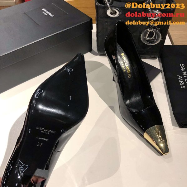 Top Quality SAINT LAURENT KNOCKOFF Pumps In Patent Leather