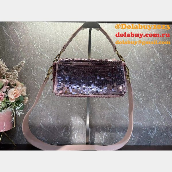 whloesale Fendi Sequin Baguette Bag