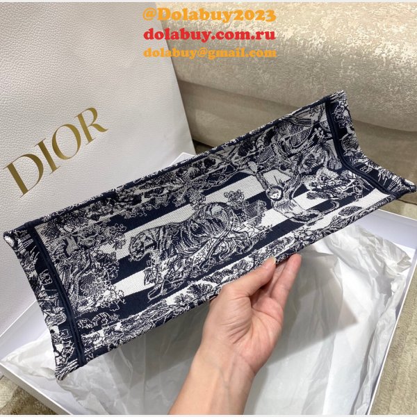 High Quality Dior Book Tote Replica CD Book Tote Bag