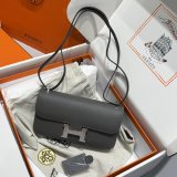 High Quality Hermes handmade Stiching Constance Elan Bag 24cm