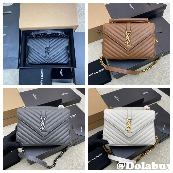 YSL 392737 Envelope Bag in Matelasse Leather
