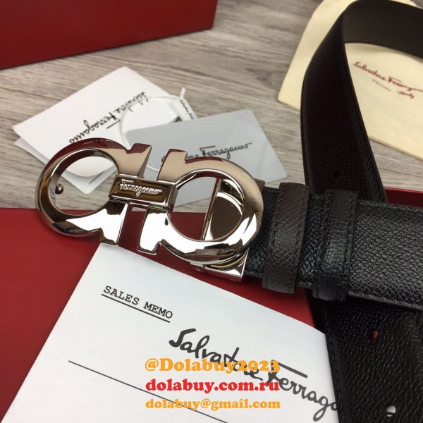 Ferragamo Belts Perfect High Quality Replica 35 mm Black