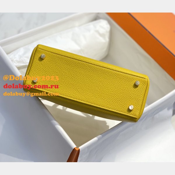 Buy Designer Replica Hermes Kelly 25/28CM Togo Bags Online