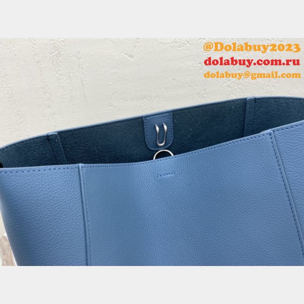 Cheap Factory Celine Sangle Seau Shoulder Blue Bag