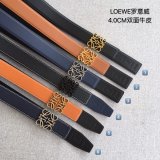 Loewe Designer Replica Top 4.0CM Width Double-Sided Cowhide Belt