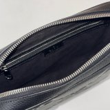 Gucci Replica 1:1 Mirror Jumbo GG Pouch 802148 Black Handbag